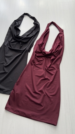 Vestido buche microfibra 20% off transferencia en internet