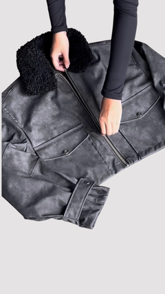 Chaqueta cuello piel desmontable 30% off transferencia - FIORELLA