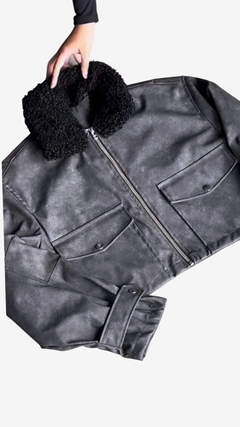 Chaqueta cuello piel desmontable 30% off transferencia en internet