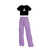 Conjunto pantalón + top Kuromi