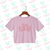 Crop top rosa - Harry's little freak
