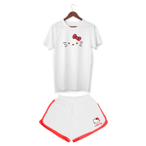 Conjunto Hello Kitty (remera + short)