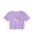 Crop top lila - Kuromi Osito- Sanrio