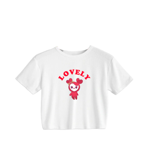 Crop top blanco - lovelys twice