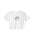 Crop top blanco- Miffy Cereza