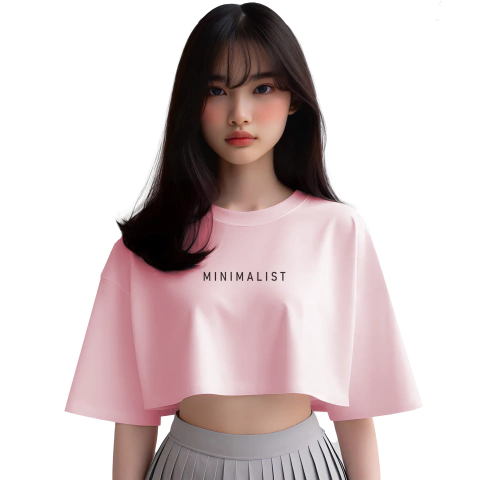 Crop top oversize - Minimalist