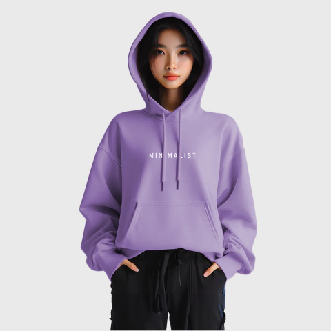 Buzo de frisa lila - Minimalist