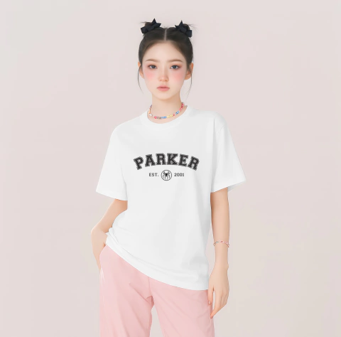 Remera de algodón blanca - Parker - comprar online