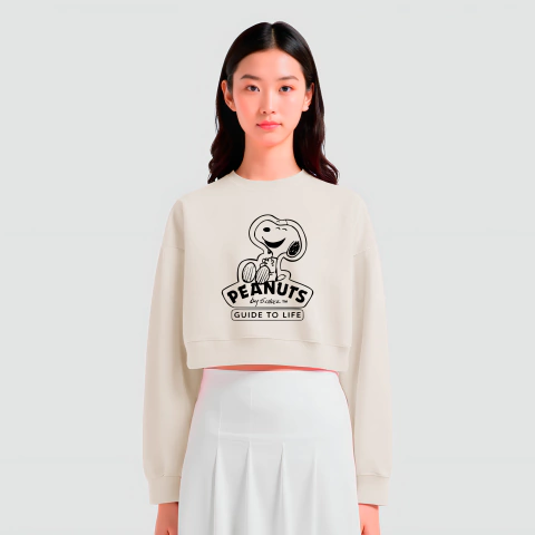 Buzo corto frisado - Snoopy - comprar online