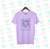 Remera lila - you deserve the world - comprar online