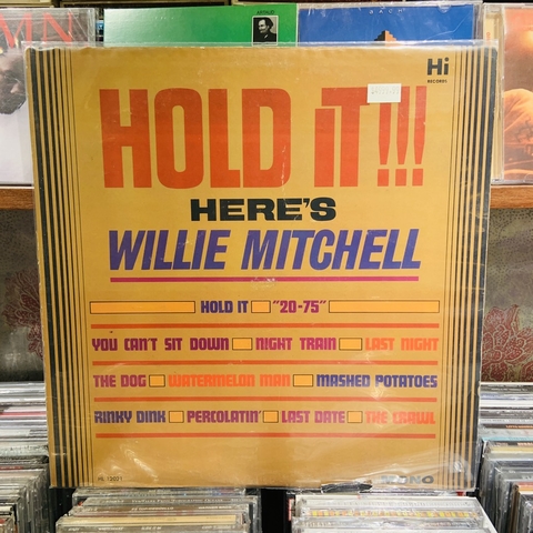 Willie Mitchell ‎– Hold It!!! Here's Willie Mitchell (1965) USA MONO VG+