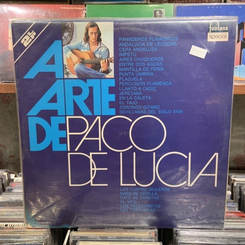 Paco De Lucía ‎– A Arte De Paco De Lucia 2LP (1986) BRAZIL VG+
