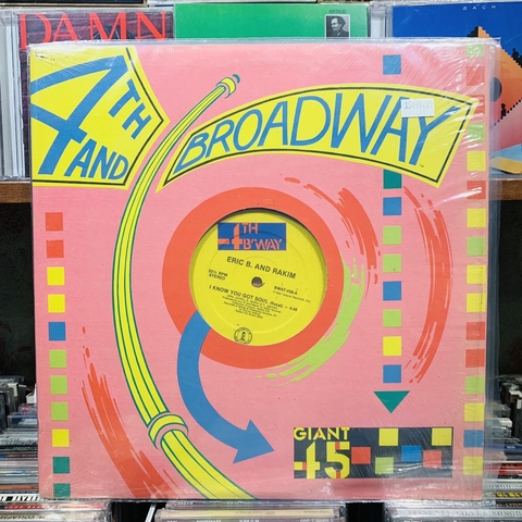 Eric B. And Rakim ‎– I Know You Got Soul 12" (1987) USA EX