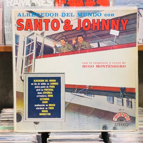 Santo & Johnny – Alrededor Del Mundo Con Santo & Johnny (1962) ARG VG+