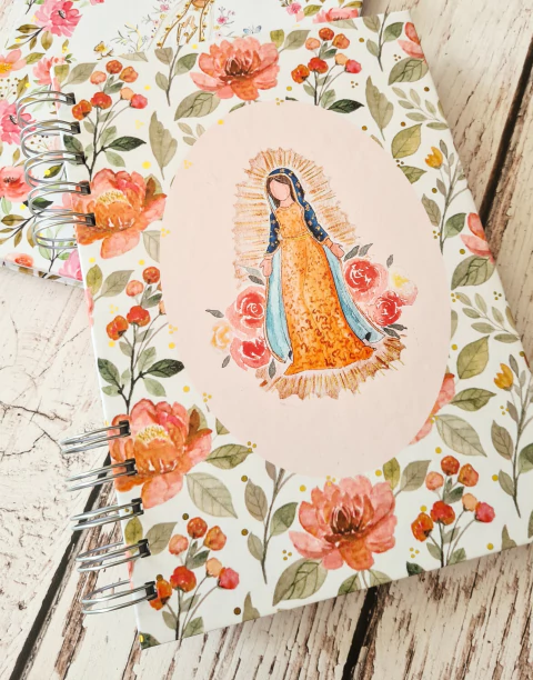 Agenda 2026 - Virgen de Guadalupe flores - comprar online