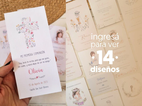 Estampas x20 | Simples - Comunión Nena - comprar online