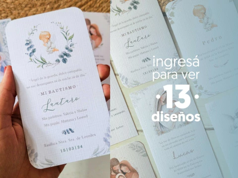 Estampas x20 | Simples - Bautismo Nene - comprar online