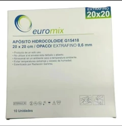 Aposito hidrocoloide extrafino 20x20cm - Euromix - comprar online