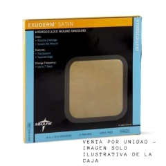 Exuderm Satin Hidrocoloide con Refuerzo Satinado 20,3x20,3 cm - MEDLINE en internet
