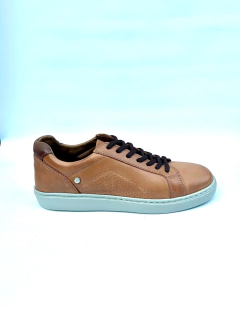 Zapatilla de cuero con cordones Cavatini H (70-5482) - comprar online