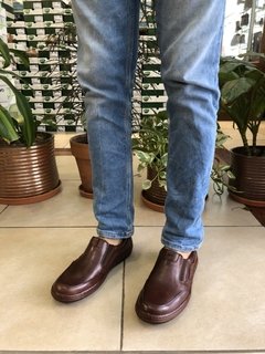 Mocasín de cuero con elásticos Palma (2254) - tienda online