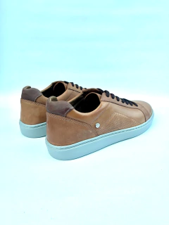 Zapatilla de cuero con cordones Cavatini H (70-5482) - Calzados Miguel Angel - Zapatos de cuero