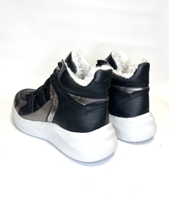 Zapatilla de cuero con corderito Keady (484) - Calzados Miguel Angel - Zapatos de cuero