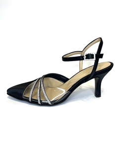 Clasico de cuero con strass Abel Mingrino (2474/2768) en internet