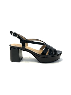 Sandalia de cuero charol Abel Mingrino (3003) - comprar online