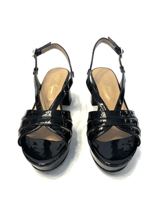 Sandalia de cuero charol Abel Mingrino (3003) - Calzados Miguel Angel - Zapatos de cuero