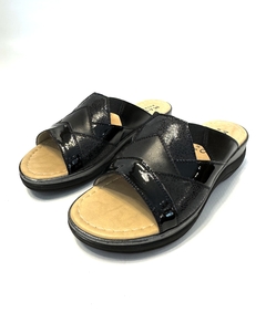 Chinela de cuero combinada Madero (1108) - comprar online