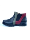 Bota de cuero combinada Madero (8001)