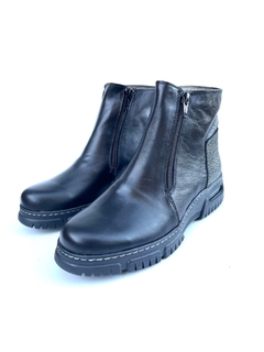Bota de cuero combinada Gina Ferrari (3617) - comprar online