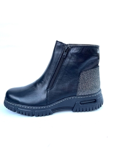 Bota de cuero combinada Gina Ferrari (3617)