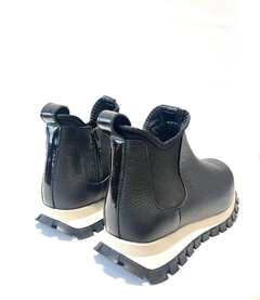 Bota de cuero combinada Keady (150). - Calzados Miguel Angel - Zapatos de cuero