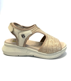 Sandalia de cuero combinada Keady (7010)