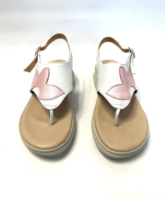 Ojota de cuero combinada Gina Ferrari (2013) - Calzados Miguel Angel - Zapatos de cuero