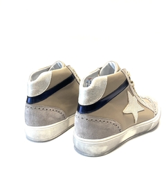 Zapatilla de cuero abotinada Barbieri (22-105). en internet