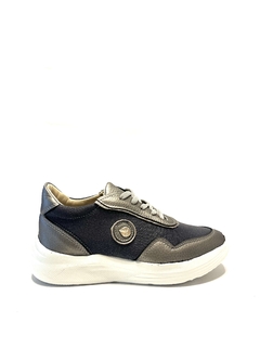 Zapatilla de cuero combinada Keady (440)