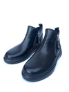 Bota de cuero con cierres Cavatini (41-1262)
