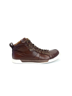 Zapatilla botita de cuero acordonada Palma (293)