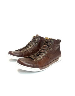 Zapatilla botita de cuero acordonada Palma (293) - comprar online