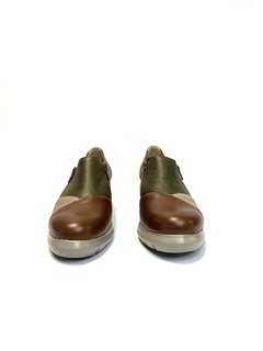 Zapato de cuero combinado Kalel (1157) - Calzados Miguel Angel - Zapatos de cuero