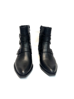 Bota texana de cuero Barbieri (24-571) - Calzados Miguel Angel - Zapatos de cuero