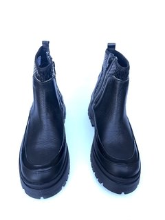 Bota de cuero combinada Keady (1725) - Calzados Miguel Angel - Zapatos de cuero