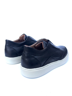 Zapatilla de cuero con elástico Talbot (28110). - Calzados Miguel Angel - Zapatos de cuero