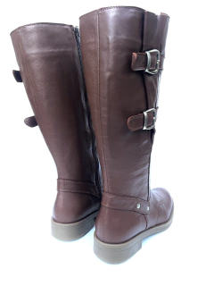 Bota de cuero caña alta Madero (1007) - comprar online