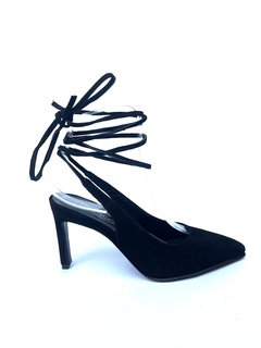 Stiletto de cuero con cordón Troncoso (956) - comprar online