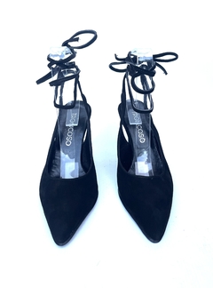Stiletto de cuero con cordón Troncoso (956) en internet