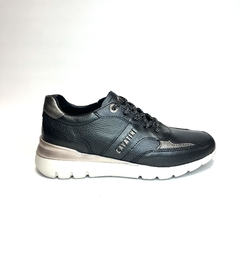 Zapatilla de cuero acordonada Cavatini (39-2402) - comprar online